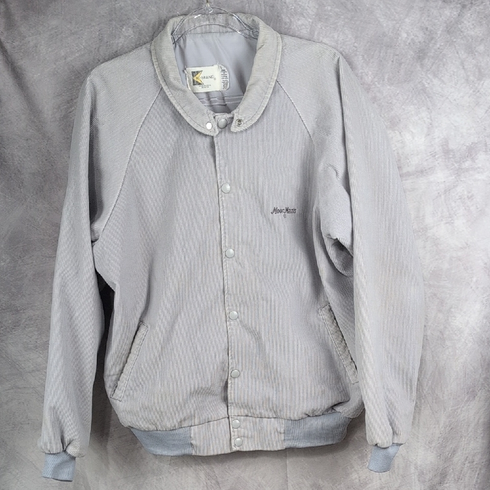 Vintage K-Brand "MoorMan’s" Corduroy Bomber Jacket - Size Large​